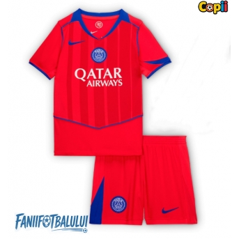 Paris Saint-Germain Echipament de Fotbal Replică 2025-26 Copii Treilea (+ Șorturi)